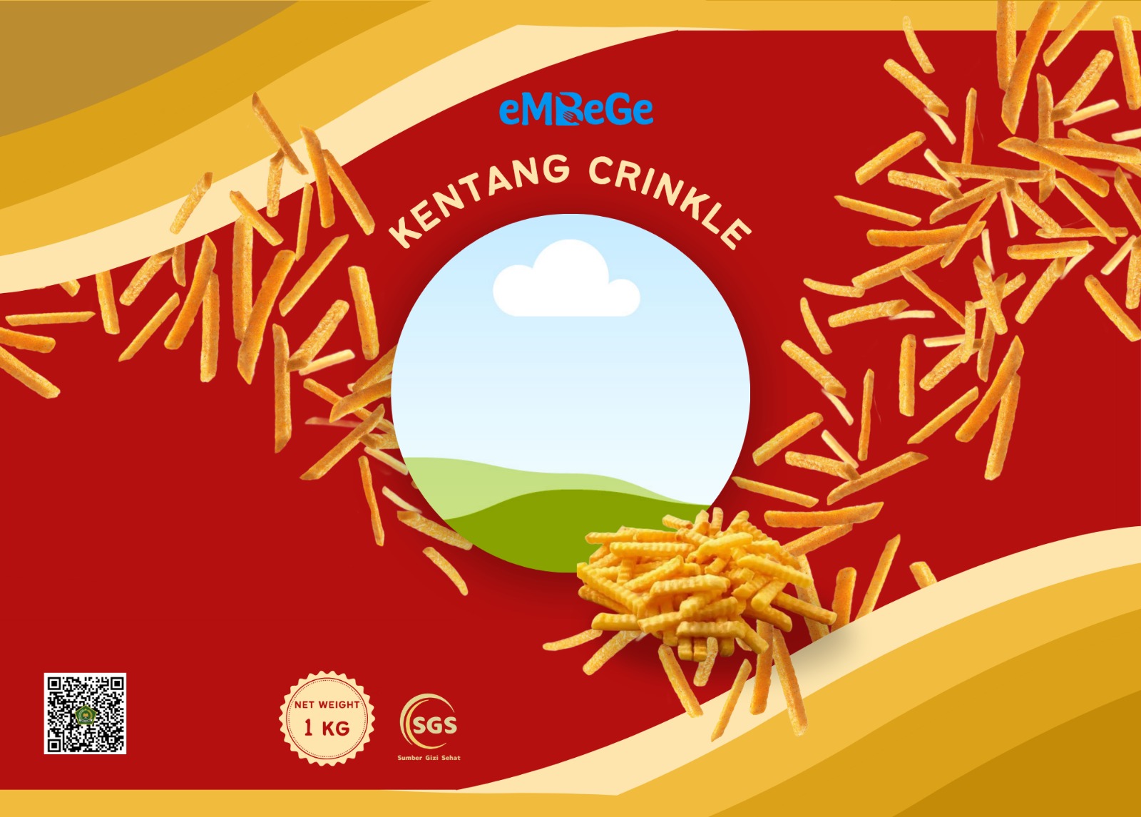 eMBeGe Kentang Crinkle